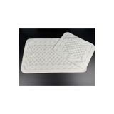 Tropik Home Netha Kaymaz Taban 2lı Pamuklu Banyo Paspası Yıkanabilir 60x100 50x60cm Banyo Halısı Ekru