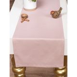 Tropik Home Pamuklu Amerikan Servis Pudra Pembe Renkli Masa Sunum Runner Tropikhome 40X140 - 40 x 140 cm