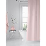 Tropik Home Pudra Banyo Perdesi-Banyo Dekorasyon Perdesi 180x200cm Gül Kurusu Duş Perdesi