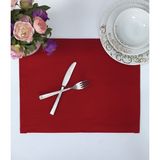 Tropik Home Tropikhome Pamuklu Kırmızı Renkli Amerikan Servis Supla 35X45 - 35 x 45 cm