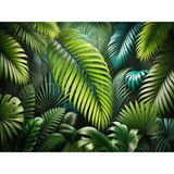 Tropik Yeşillikler Arka Plan, 200X150CM, Stüdyo Fonu - -