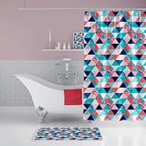 Tropik Zethome Abstract Deer Banyo Duş Perdesi Tek Kanat 1x180x200