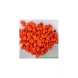 Tropikal Akvaryum – Fanus – Teraryum Turuncu Renkli Dekor Taşları 8-10 Mm 1 Kg