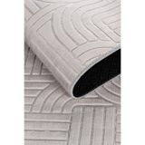 Tropikal Home Bambu Dokulu Modern Desenli Kaymaz Taban Lüx Dört Mevsim Yıkanabilir Halı Yolluk, GRİ 100 x 320