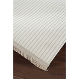 Tropikal Home Konforlu Şık Dekoratif Kaymaz Tabanlı, Yıkanabilir Ve Leke Tutmaz Dört Mevsim Yolluk, krem 80 x 220