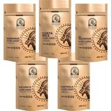 Tropikal Kahve 5 Li Paket - Honduras, El Salvador, Guatemala, Costa Rica, Colombia 200G x 5 Paket - Filtre Kahve - 1 kg