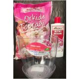 Tropikal Orkide Toprağı 3 Lt + Orkide Besini + Orkide Saksısı Şeffaf