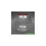 Tropikal Plastik Yuvarlak Fanus 1 Adet 15 Cm (K)