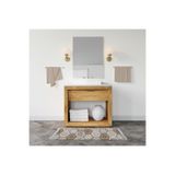 Tropikhome Banyo Paspası Mozaik Desenli Kahverengi Baskılı 50x80 Püsküllü Polyester Kaymaz Tabanlı Duş Paspası