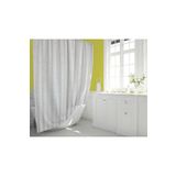 Tropikhome Duş Perdesi Çift Kanat 2x120x200cm Mermer Desenli Banyo Perdesi 16 Adet C Halka Hediyeli