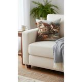 Tropikhome Goblen Doğa Manzaralı Köprülü Dokuma Çift Taraflı Kırlent 45x45 cm