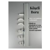Tropikhome Köşeli Banyo Borusu L Duş Borusu