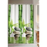 Tropikhome Tropik Home -Bamboo- Çift Kanatlı Banyo Duş Perdesi (2x110x200)