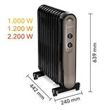 Trotec Trh 24 E Yağlı Radyatör 2200 W 11 Dilim Siyah