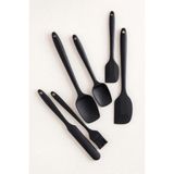 Trouvaille 6 Parça Silikon Mutfak Gereçleri Seti Isıya Dayanıklı Spatula Kaşık Fırça Seti