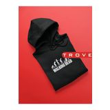 TROVE Unısex Kadın Erkek The Walkıng Dead Siyah Kapüşonlu Hoodie %100 Pamuk Tasarım Sweatshirt THEWALKINGDEADHOODİE