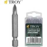 Troy 22222 Bits Uç Seti (Ph2X50 mm, 12Adet)