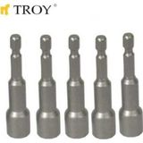Troy 22292 Bits Uç Girişli Lokma Seti (10X65 mm, 5 Adet)
