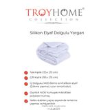 TROY HOME Silikon Elyaf Dolgulu Tek kişilik Yorgan