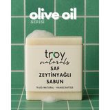 Troy Naturals Doğal Saf Zeytinyağlı Sabun - Beyaz