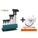 Troy T 22308 T Saplı Allen Anahtar Seti
