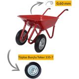 Troyka İki Tekerli Demonte El Arabası 0.60 Mm Sac Tüplas Teker Tüplas Burçlu Teker