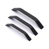 Trs Alüminyum Metal Şahin Kulp Lüks Modern Dolap Mutfak Çekmece Vestiyer Kulp - Siyah - 128 mm