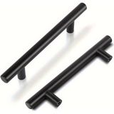 TRS Mobaks Trs Alüminyum Boy Kulp Lüx Modern Dolap Mutfak Çekmece Vestiyer Kulp - Siyah - 192 mm