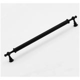 Trs Mobaks Trs Alüminyum Siyah Misket Kulp Lüx Modern Dolap Mutfak Çekmece Vestiyer Kulp - 160 mm