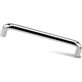 TRS Mobaks Trs Alüminyum U Kulp Lüx Modern Dolap Mutfak Çekmece Vestiyer Kulp - Krom - 96 mm