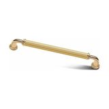 TRS Mobaks Trs Alüminyum Yakut Kulp Lüks Modern Mutfak Çekmece Vestiyer Kulp - Altın - 224 mm