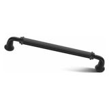 TRS Mobaks Trs Alüminyum Yakut Kulp Lüks Modern Mutfak Çekmece Vestiyer Kulp - Siyah - 128 mm