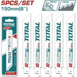TRSB922EF Panter Testere Bıçağı Metal Için 150MM 5'li Paket Nms Hırdavat - Altın
