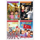 TRT Çocuk Dergisi Trt Çocuk Dergi 4 Sayı Paketi