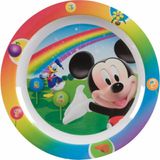 Trudeau Disney Mickey Renkler Çocuk Melamin Yemek Tabağı - Renkli