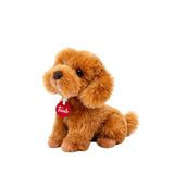 Trudi Barboncino Toy Oliver Seduto Peluş Oyuncak 20 Cm - Kahverengi