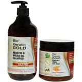 True Beauty Argan&Keratin Tuzsuz Şampuan 500 ML + Saç Bakım Maskesi 500 ML