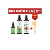 True Bee Avantaj Güçlü 4’lü Mucizevi Saç Bakım Seti (TONİK SERUM TARAK)