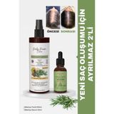 True Bee Biberiye Serum ve Tonik Seti Saç Dökülmesine Karşı Etkili 250 ml ve 30 ml