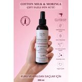 True Bee Çift Fazlı Fön Suyu | Gücünü Yitirmiş Cansız ve Kuru Saçlar İçin Isıdan Korumaya Yardımcı 200 Ml