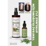 True Bee Daily Dream Care Hızlı Saç Uzatma Biberiye Serum + Biberiye Tonik Seti