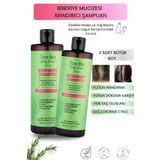 True Bee Daily Dream Series | 2'li Saç Kökü Güçlendirme Etkili Biberiye Şampuan 400 ml
