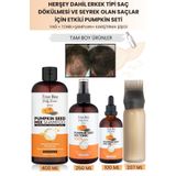 True Bee Daily Dream Series | Herşey Dahil 4'Lü Erkek Tipi Saç Dökülmesi ve Seyreklik Pumpkin Set