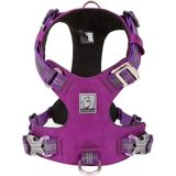 True Love Cordura Kumaşlı Mor Köpek Göğüs Tasması