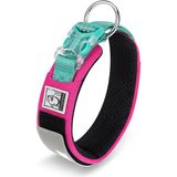 True Love Pembe Cordura Kumaşlı Mesh Süngerli Köpek Boyun Tasması - Standart