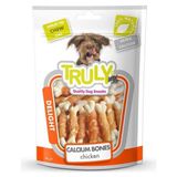 Truly 90 gr Tavuk Sargılı Kemik Köpek Ödülü Doğal Kalsiyum İçeren Lezzetli Atıştırmalık