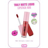Truly Matte Liquid Lipstick Mat Likit Ruj 406 Plum Pout - Kırmızı