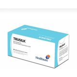 Trusilk Trusılk Emilemeyen Cerrahi Iplik 4-0 (1.5 Metric) 75 cm – Siyah Ipek , Non Absorbable, 12 Adet