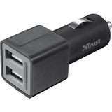 Trust 19171 Çift Usb'li Araç Şarj Cihazı 2.4A - Siyah