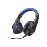 Trust GXT 404B Rana Gaming Kulaklık, Kablolu, Mikrofon, Kulak Üstü, Siyah-Mavi